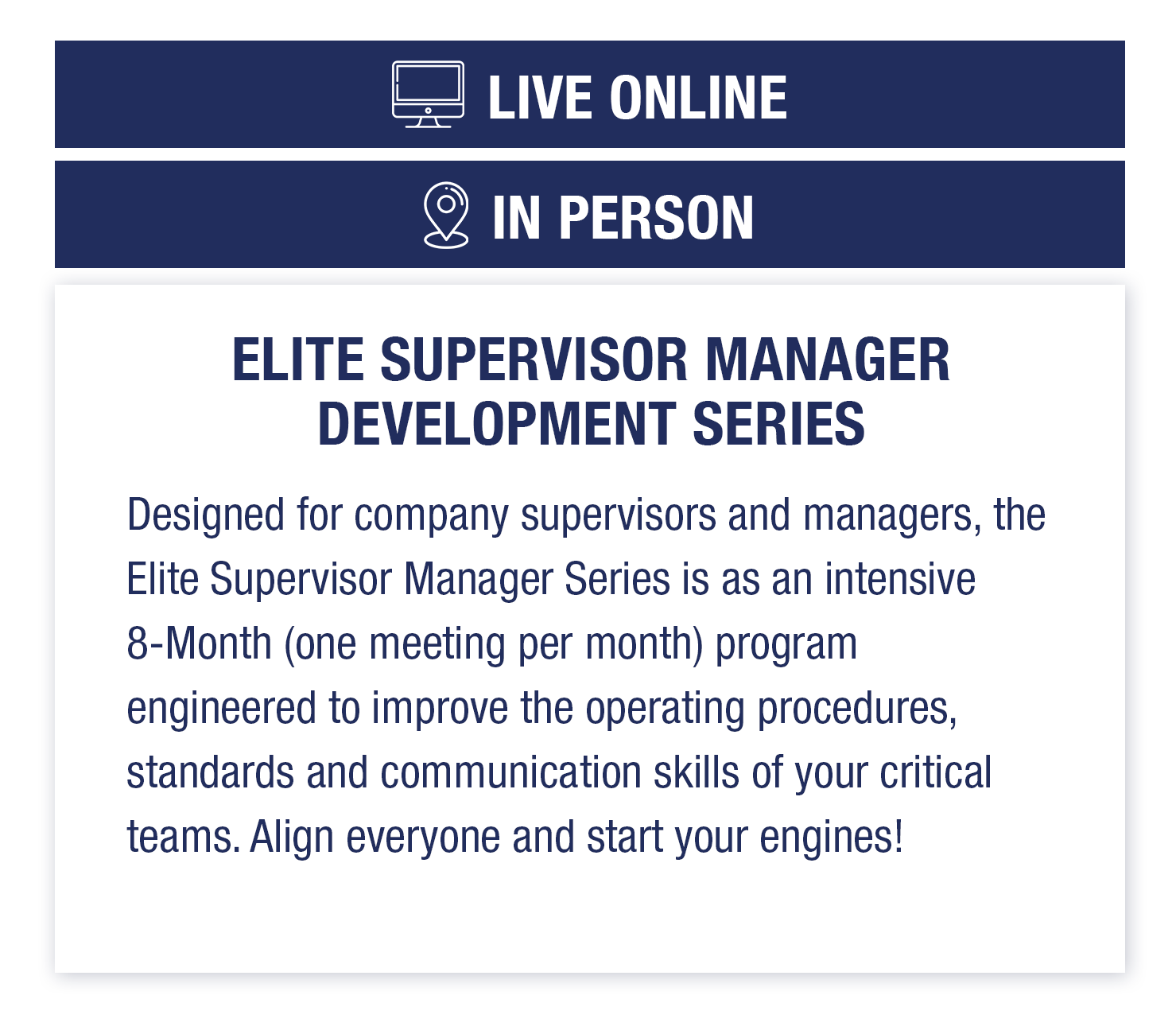 Elite Supervisor Manager Series